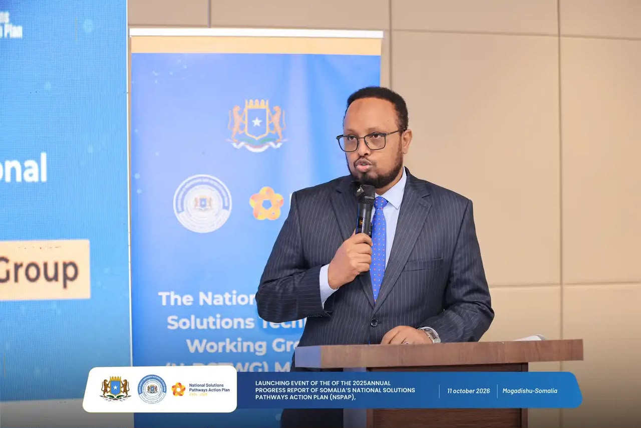 Wasiir Kuxigeenka Wasaaradda oo oo Daahfuray Warbixinta Sannadlaha 2025 ee Qorshaha Qaran ee Wadiiqooyinka Xalka Waara (NSPAP)