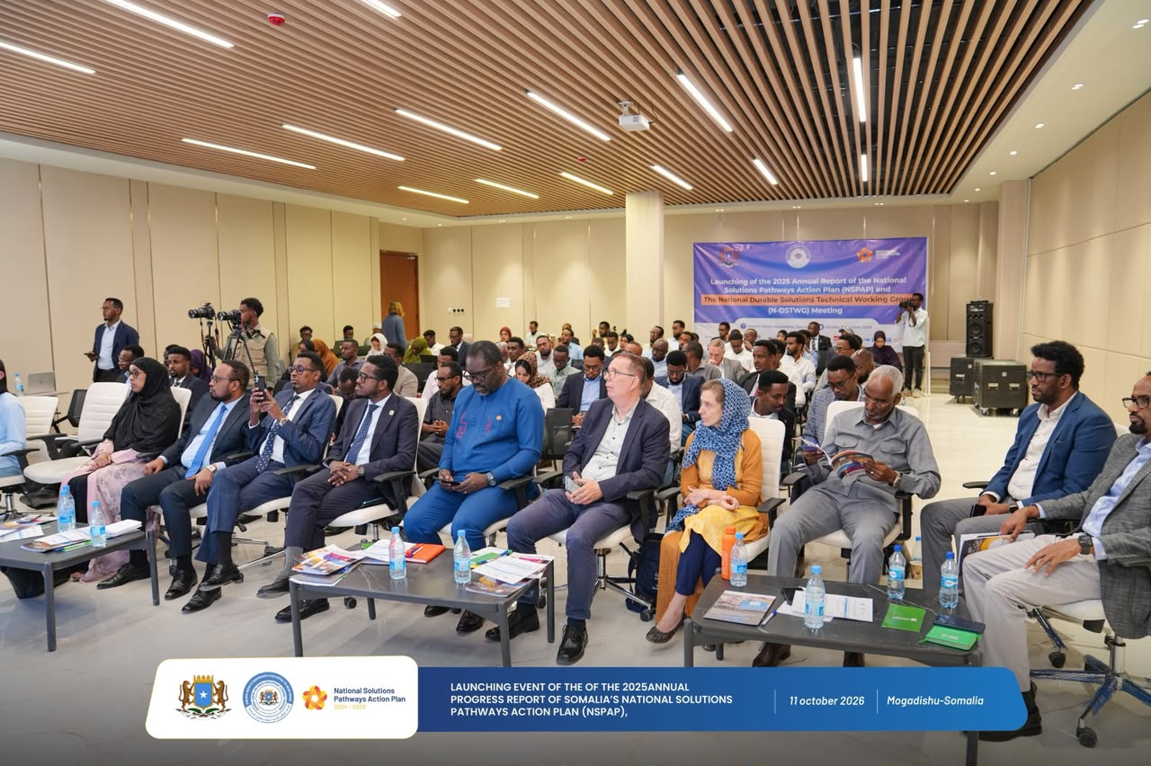 Wasiir Kuxigeenka Wasaaradda oo oo Daahfuray Warbixinta Sannadlaha 2025 ee Qorshaha Qaran ee Wadiiqooyinka Xalka Waara (NSPAP)