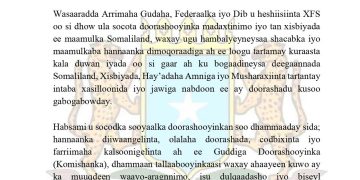 War Saxaafadeed: Doorashada Maamulka Somaliland