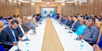 Wasiir Cali Xoosh Oo Kulan La Qaatay Golaha Wasiirrada Hirshabeelle